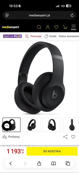 Nowe sluchawki Apple Beats 3  studio Pro czarne