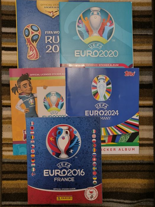 Albumy na naklejki 5 sztuk sportowe