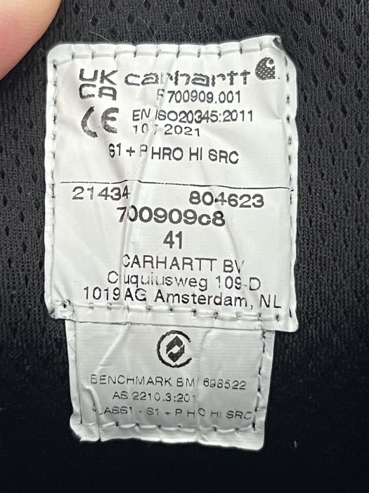 Робочі черевики Carhartt Michigan Rugged Flex S1P (Розмір 41)