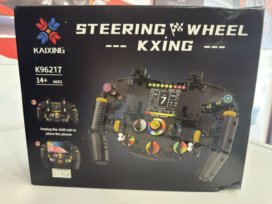 F1 Volante lego . Espectacular