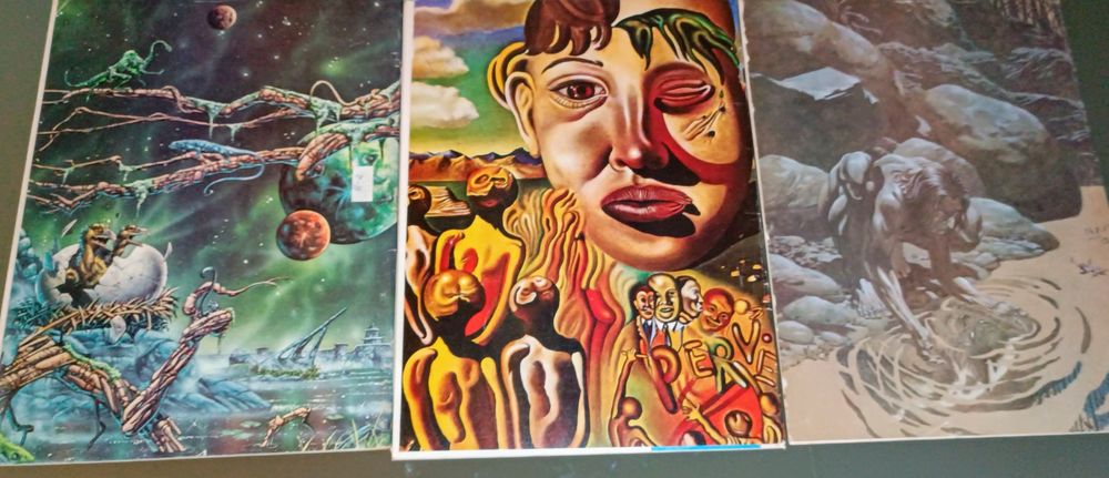 3 revistas antigas heavy metal 1979 e 80