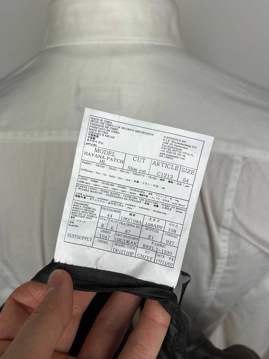 SUITSUPPLY x Ormezzano 100% Linen Blazer піджак з льону Сюітсаплай