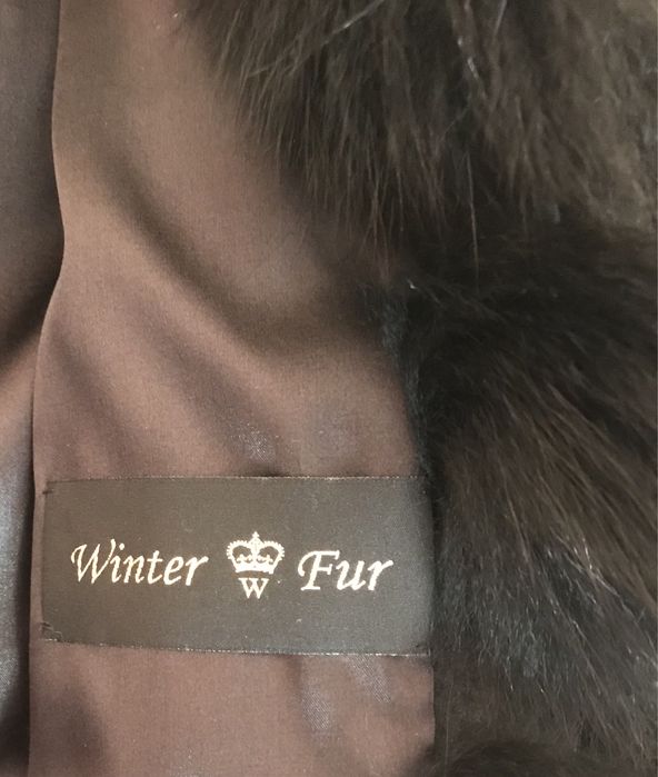 Шуба из песца