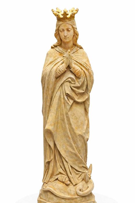 Piękna madonna matka boska rzeźba unikat