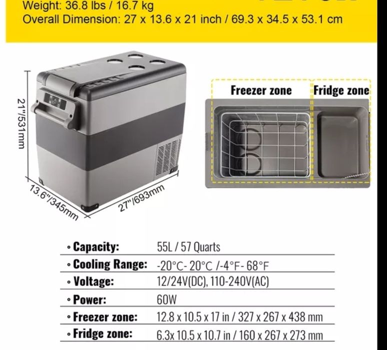 Frigorífico 12v 24v 220v