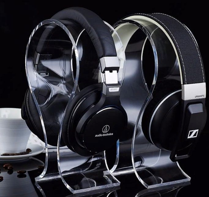 Подставка для наушников стенд стойка под наушники Акрил Высота 22см ...