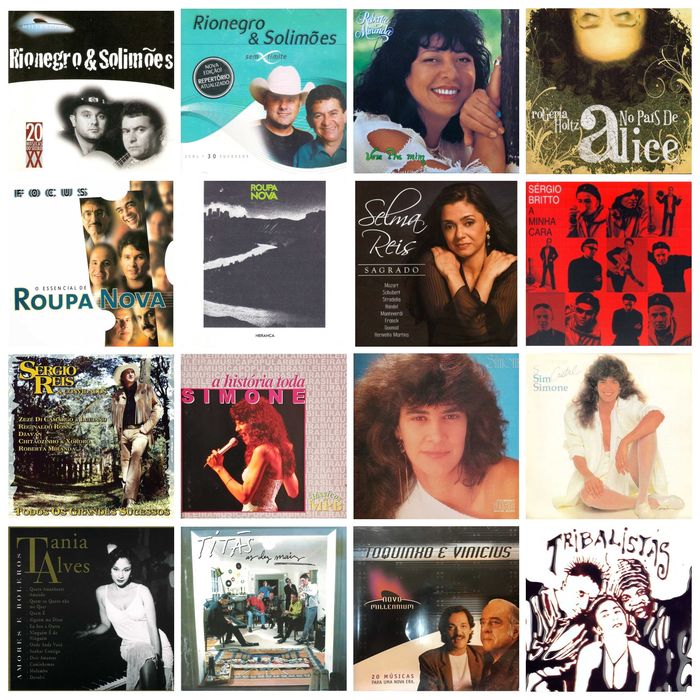 128 CDs - Musica Brasileira - Raros - Muito Bom Estado