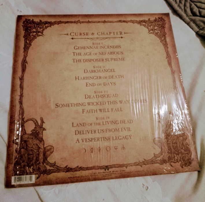 Hell - " Curse & Chapter " ... 2xLp com poster
