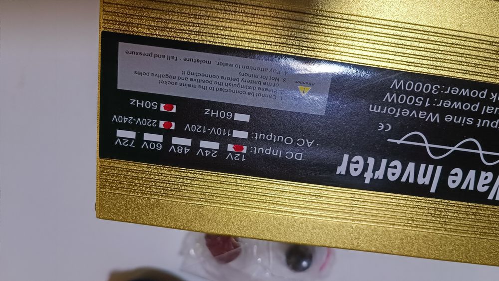 Инвертор інвертор 12в 220в 3000w чистий синус