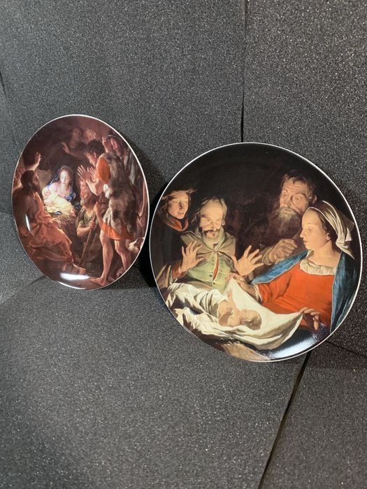 Pratos Decorativos EXCLUSIVOS Louça Vista Alegre Festa Natal 1993/1998