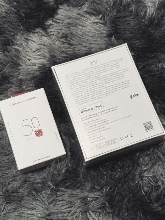 Instax Drukarka do mini zdjęć z telefonu Photo Printer + 50 arkuszy