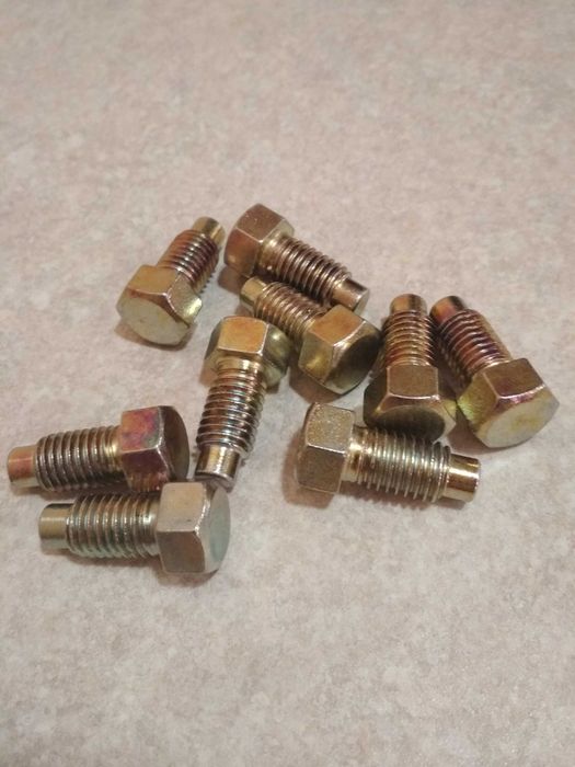 Śruba M 12x25 ocynk żółty