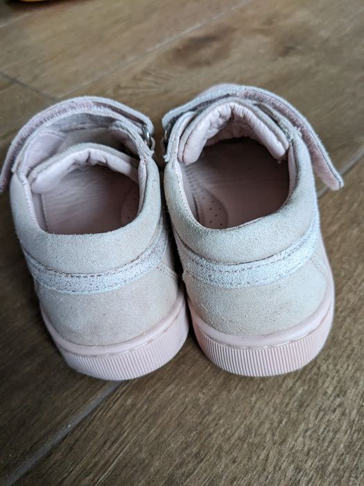 Sneakersy buty jesienne wiosenne skórzane Lasocki 27 pudrowy róż