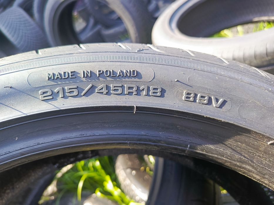 Sprzedam prawie nowe opony Goodyear 215/45 r18