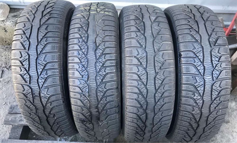 Kleber 185/70r14 пара зима резина шини б/у склад