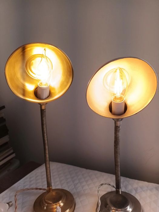Par de candeeiros vintage-Estilo industrial