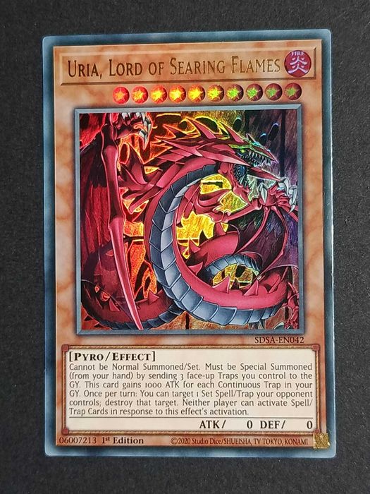Yu-Gi-Oh! 1.ª Edição 'Sacred Beasts Bundle' (3 Ultra Rares) - TN19-007/008/009 - Uria, Hamon & Raviel - Structure Deck: Sacred Beasts - Cartas de 2020