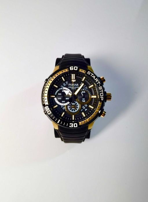 Часы Pulsar  Seiko Japan хронограф спортивные подводные