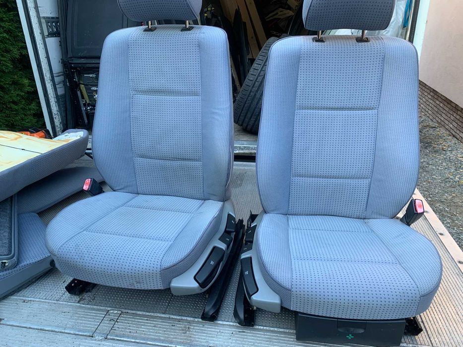 Bmw 3 e46 sedan fotele komplet boczki z airbag tył kanapa rozkładana