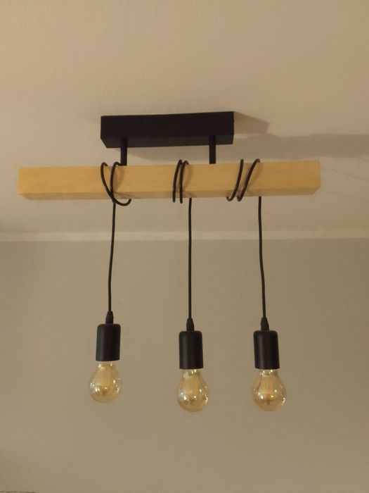 Lampa Sufitowa Loft + 3 żarówki dekoracyjne