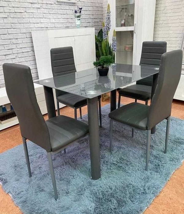 LIQUIDAÇÃO!! MESA DE JANTAR EM VIDRO + PORTES POR 139€