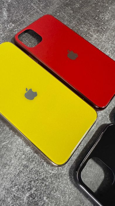 Скляний чохол iPhone 11 Pro Max / 13 Pro Айфон чехол Glass Case