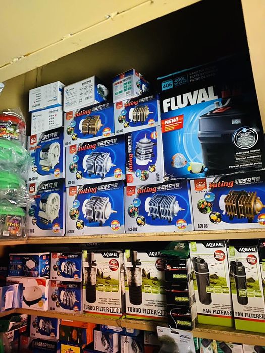 Аквариумное оборудование . Внешний ,Фильтр , компрессор , подогрев