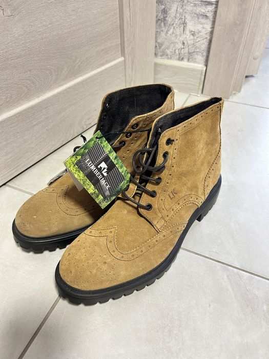 Чоловічі шкіряні ботинки LUMBERJACK, розмір 42, нові