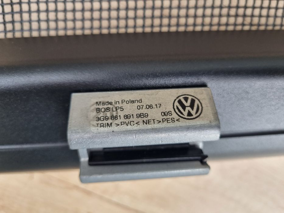 Vw Passat B8 siatka roleta bagażnika