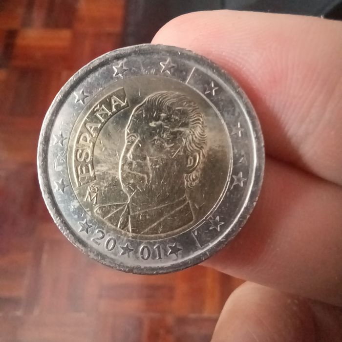 Moeda 2001 espanha 2 euros