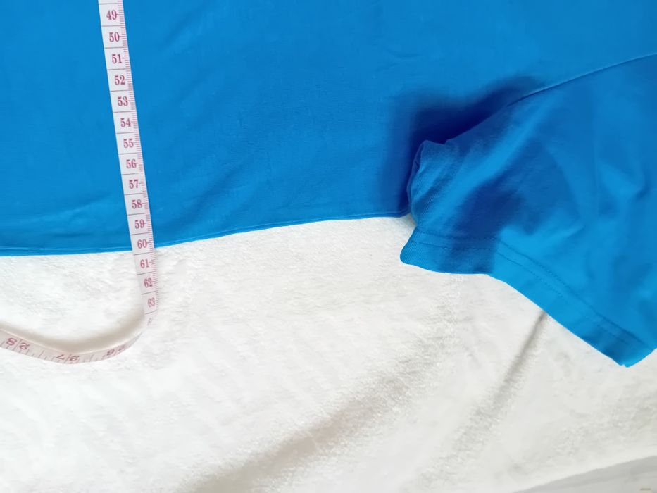 #4XL T-shirt niebieski jak nowy koszulka polo