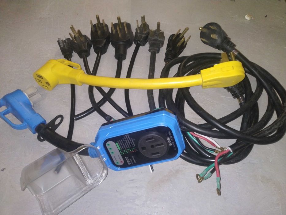 Вилки с кабелем NEMA для  американских генераторов и зарядных станций