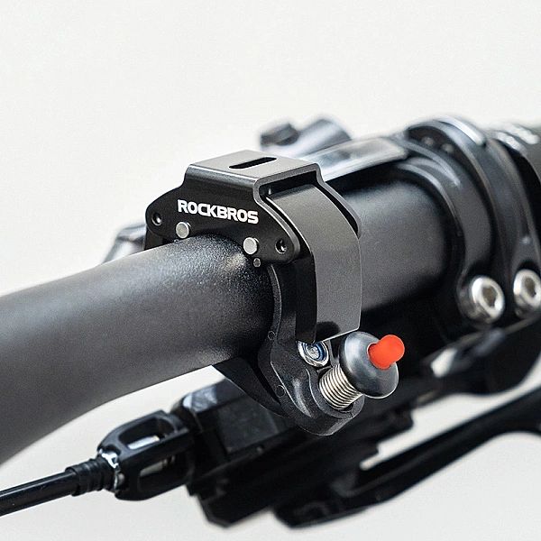 Dzwonek rowerowy Rockbros kształt C - czarny