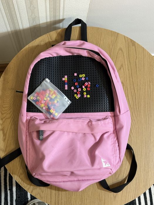 Рюкзак lego рожевий