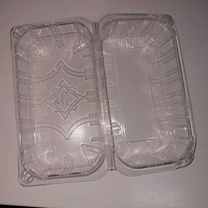 Caixas pet plástico para pastelaria/takeway