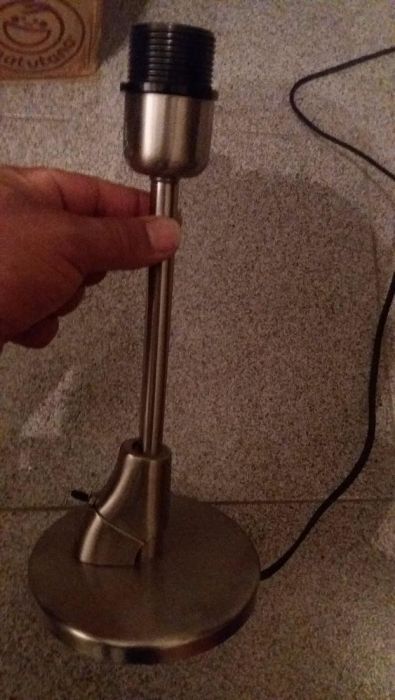 Candeeiro de mesa - Inox
