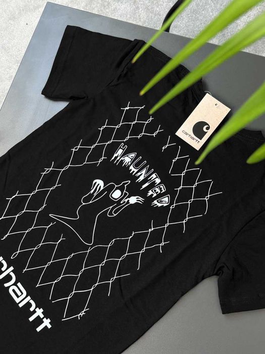 Футболка CARHARTT Haunted (Черная / Белая • XS S M L XL XXL)