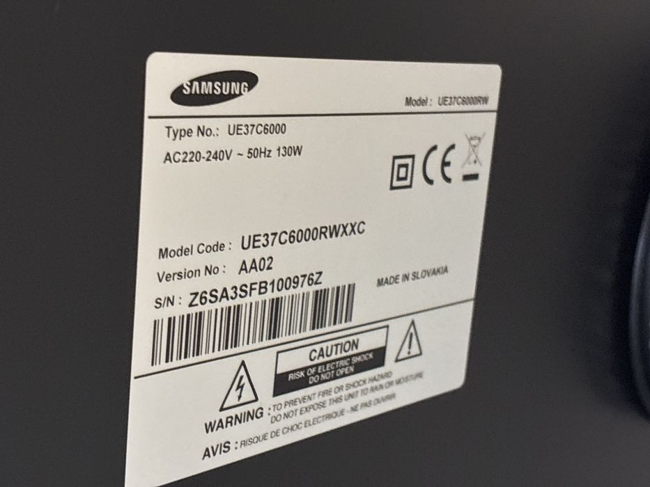 Tv samsung 37 polegadas505522069156679681