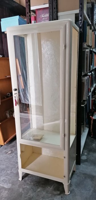 antigo Móvel Consultório Médico|ferro|vidro