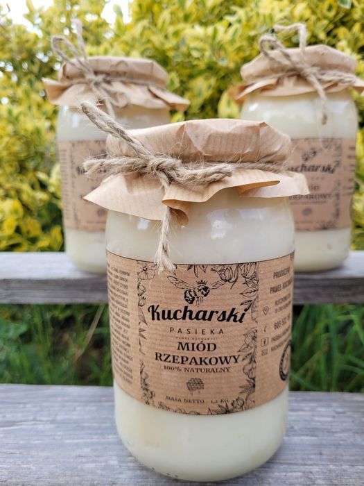 Miód Rzepakowy 1.2 kg z Pasieki