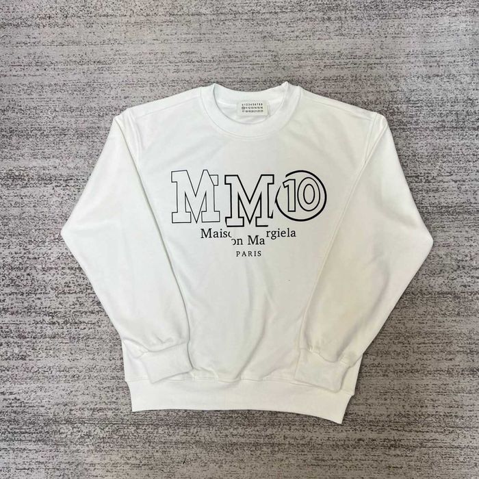 Білий світшот Maison Margiela / Кофта Маржела / Свитшот Margiela S-XL