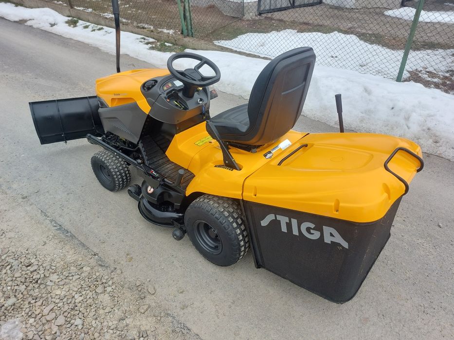 Traktorek kosiarka Stiga Estate 6102 tylko 143mth pług 22KM V2!