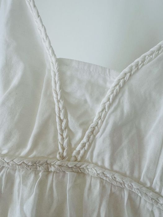 Nowa C&A sukienka biala bawelna S/M