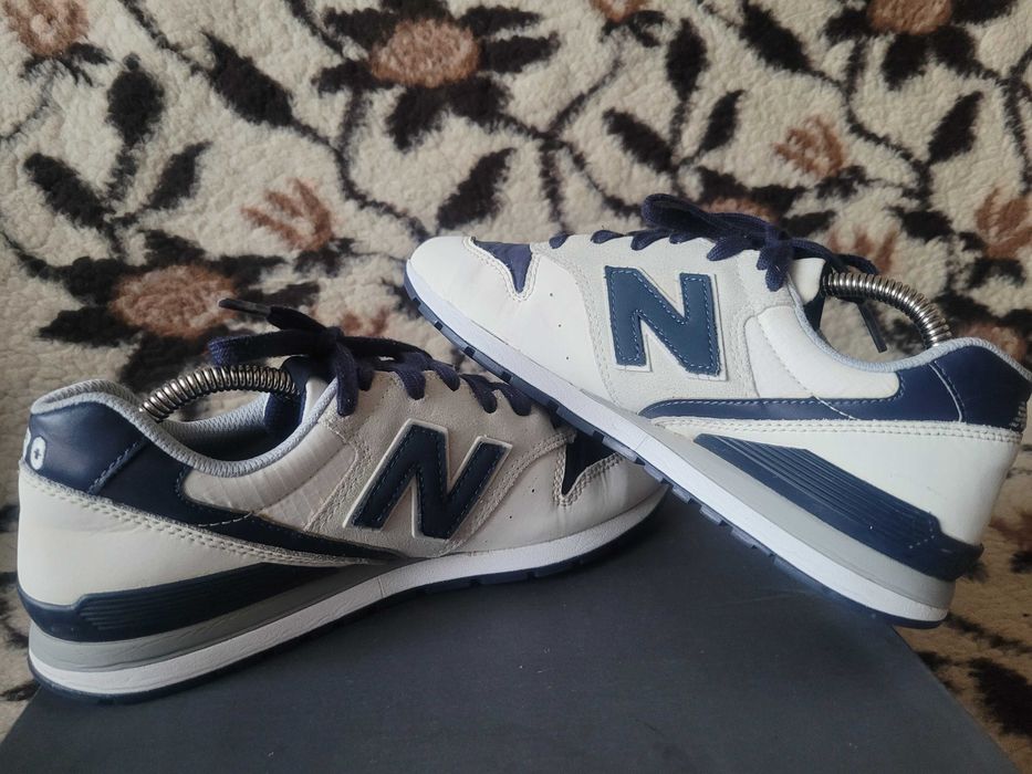 Super sportowe sneakersy New Balance Figs x 996 wkł.24,5 cm skóra