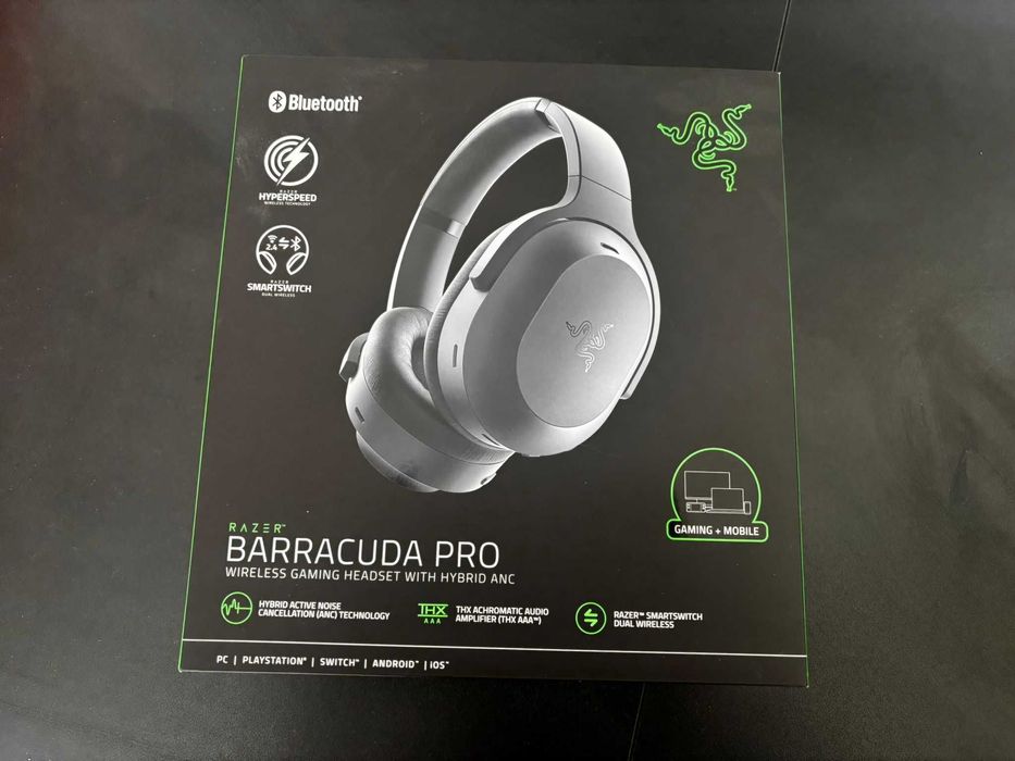 Razer Barracuda Pro como novo com caixa