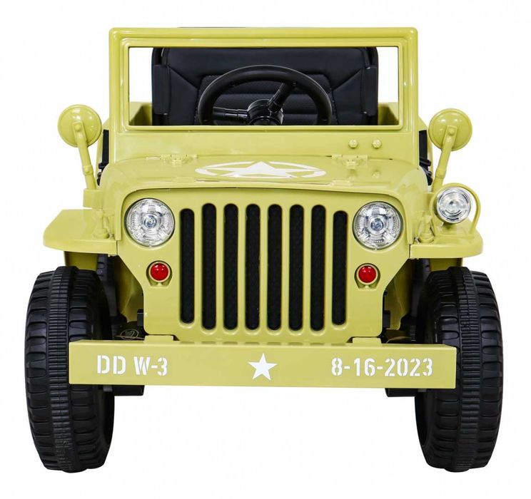 Auto Elektryczne dla Dzieci - Willys Wojskowy 4×4 Retro