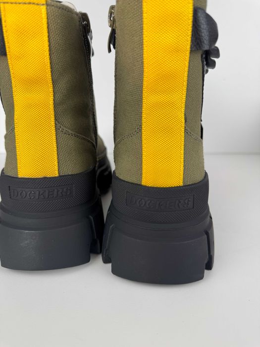 Dockers by Gerli 38 damskie botki khaki na platformie nowe