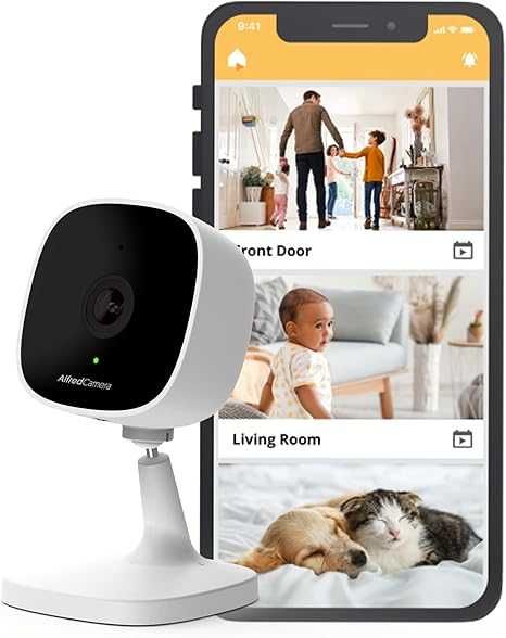 ALFREDCAMERA Kamera Full HD 1080p Nocny Widok Szeroki Kąt
