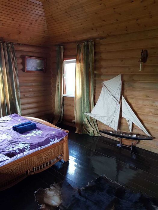 Загородный дом, сруб, баня, бильярд, рыбалка, река, лес