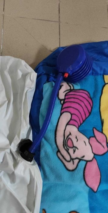 Saco cama com colchão insuflável para criança com 1,50 cm
